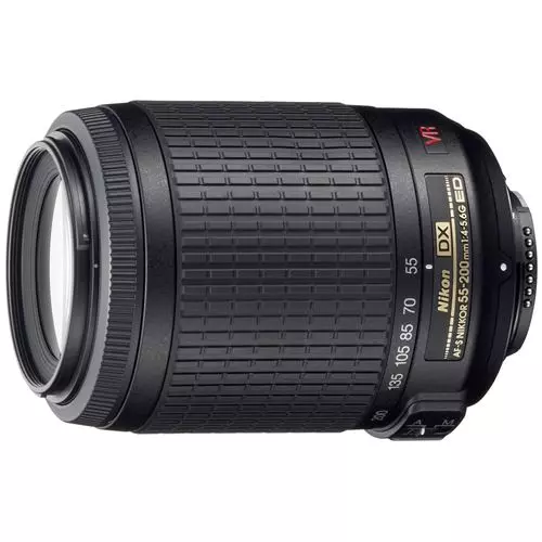 Nikon Lens 55-200mm f/4-5.6 G ED VR עדשה ניקון - יבואן רשמי