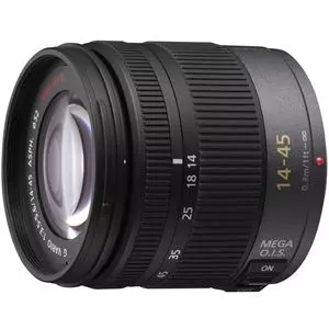 עדשה פנסוניק Panasonic micro 4/3 lens 14 - 45mm Lumix G Vario