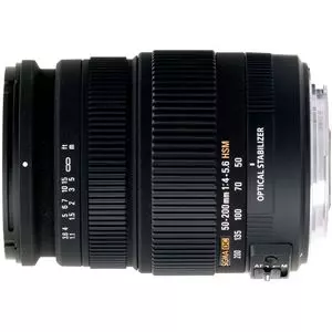 עדשה סיגמה Sigma for Canon 50-200mm F4-5.6 OS HSM