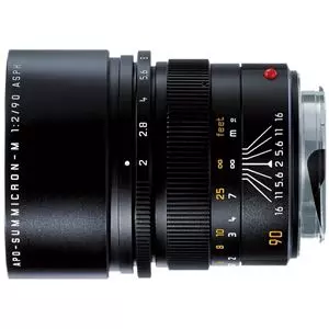 עדשה טלה מקצועית Leica Apo-Summicron-M 90mm F/2 Asph - יבואן רשמי
