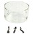 Glass Dome Transparent (With Fitting Set)