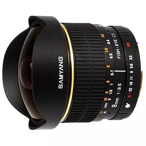 עדשת סאמיאנג Samyang for Micro 4/3 8mm f/3.5 IF MC Fisheye Four Thirds