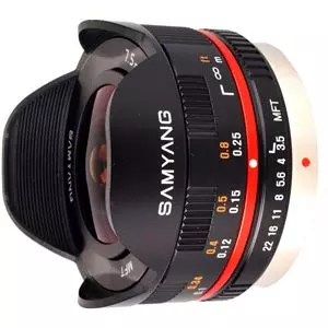 עדשת סאמיאנג Samyang for Micro 4/3 7.5mm UMC Fisheye MFT