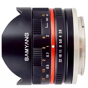 עדשה סאמיאנג Samyang for Sony E 8mm F2.8 Aspherical IF MC Fish-eye
