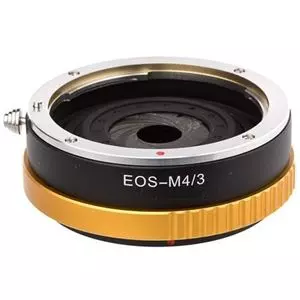 Pro Optic Lens Adapter with Adjustable Diaphragm, Canon EOS Lens to Micro 4/3 Body Mount - MFT