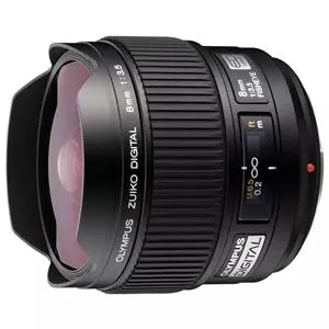 עדשת אולימפוס Olympus micro 4/3 lens 8mm f/3.5 Fisheye ED Zuiko