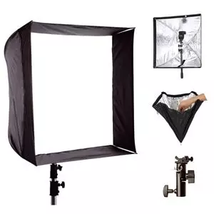 foldable umbrella softbox 70cm, +holder