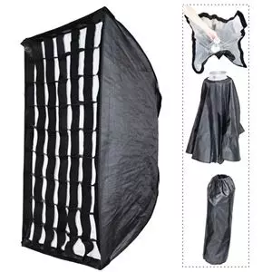 foldable umbrella softbox 60cm +grid