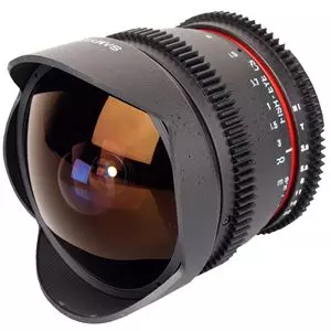 עדשה סאמיאנג Samyang For Cine 8mm F/3.5 If Mc Fisheye Cine