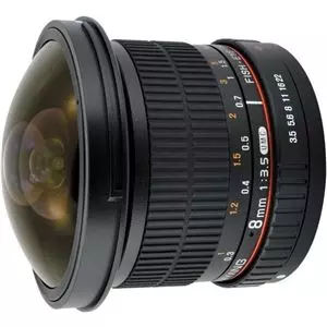 עדשה סאמיאנג Samyang for Canon 8mm Fisheye f/3.5 IF MC