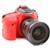 Silicone Camera Case  for Canon 70D Red