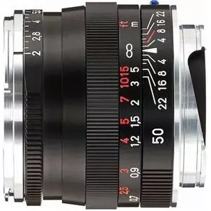 עדשת צייס Zeiss Lens for Leica M Planar T* 2/50 ZM, black