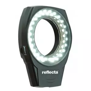 תאורת וידאו רפלקטה reflecta LED video light RRL 49 Makro