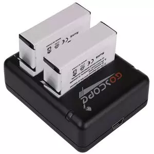 GoScope Hero4 Dual Charger with Battery