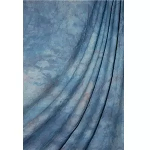 Savage Crushed muslin 3x7m apex blue