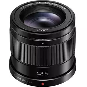 עדשת פנסוניק Panasonic Micro 4/3 Lens Lumix G 42.5mm F/1.7 Asph. Power O.I.S