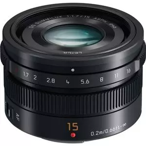 עדשה פנסוניק Panasonic Micro 4/3 Lens Dg Summilux 15mm F/1.7 Asph