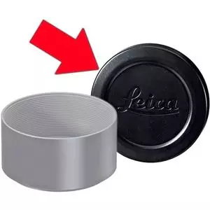 Leica Metal Lens Cap for 75mm & 90mm f/2.5 M Lens - יבואן רשמי