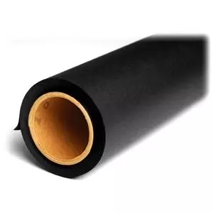 Savage Paper background Black 1.35x11m (חצי אורך)