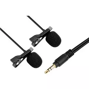מיקרופון לוידאו Boya Dual Lavalier Microphone