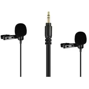 מיקרופון לוידאו Boya Dual Lavalier Microphone