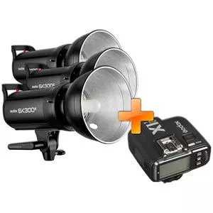 Godox Sk300 Ii Triple Kit + X1t