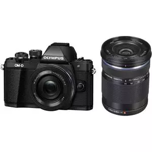 מצלמה חסרת מראה אולימפוס Olympus E-M10ii+14-42mm+40-150mm - קיט 