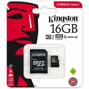 Kingston 16gb Microsd Canvas Select