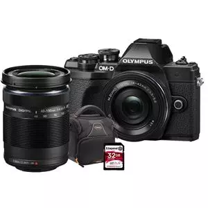 מצלמה חסרת מראה אולימפוס Olympus E-M10ii+14-42mm+40-150mm - קיט 