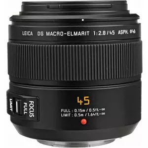 עדשת פנסוניק Panasonic micro 4/3 lens 45mm f/2.8
