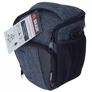 תיק אף צילום Holster בראון Braun Alpe Superzoom Denim