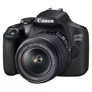 מצלמה Dslr (רפלקס) קנון Canon Eos 2000d + 18-55 Dc - קיט