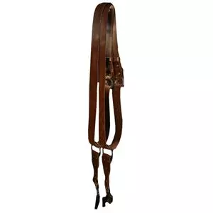 PhotoBelts M רצועת עור (חום כהה) כפולה