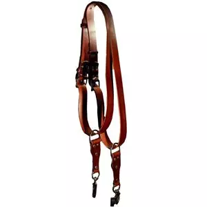 PhotoBelts M רצועת עור (חום) כפולה