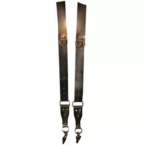 PhotoBelts M רצועת עור (שחור) כפולה