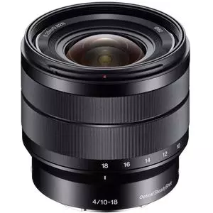 עדשה סוני Sony for E Mount lens 10-18mm f/4 OSS Alpha