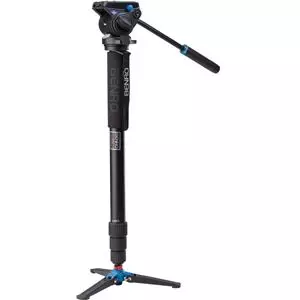 חצובת וידאו תעשייתי בנרו Benro A48F Classic Aluminum Monopod with S4 Head