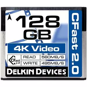 Delkin Cfast 128g 560/495mbs