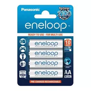 Eneloop Aax4  Recha. 1900 Mah
