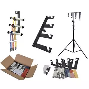 Menik Mb-2a Wall/Stand 4 Roll Bg System