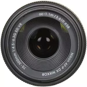 Nikon Lens Af-P Dx Nikkor 70-300mm F/4.5-6.3g Ed עדשה ניקון - יבואן רשמי