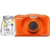 Coolpix W150 Orange Backpack Kit - קיט מצלמה קומפקטית ניקון - יבואן רשמי