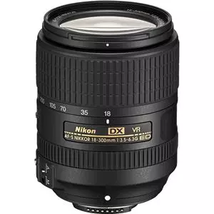 Nikon Lens Af-S Dx Nikkor 18-300mm F/3.5-6.3g Ed Vr עדשה ניקון - יבואן רשמי