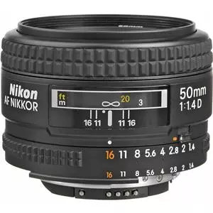 Nikon Lens 50mm f/1.4 D AF עדשה ניקון - יבואן רשמי
