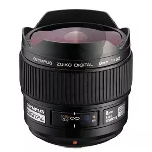 עדשת אולימפוס Olympus micro 4/3 lens 8mm f/3.5 Fisheye ED Zuiko