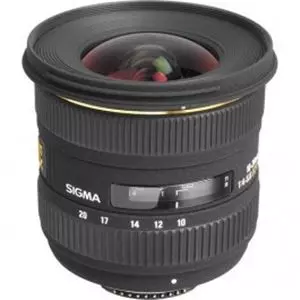 עדשת סיגמא Sigma for Nikon 10-20mm F4-5.6 EX HSM