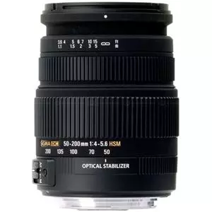 עדשה סיגמה Sigma for Canon 50-200mm F4-5.6 OS HSM