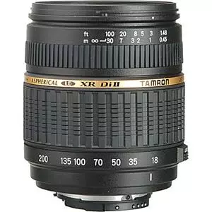 עדשה טמרון Tamron for Nikon 18-200mm f/3.5-6.3 XR Di-II LD Aspherical Zoom Wide Angle Macro - יבואן רשמי