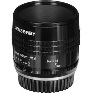 עדשה לנסבייבי Lensbaby lens for Canon Velvet 56mm f/1.6