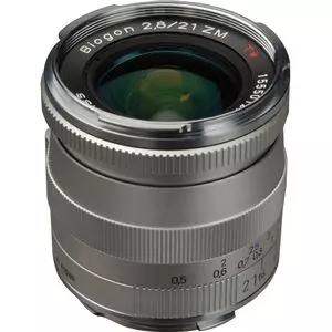 עדשה צייס Zeiss Lens for Leica M Biogon T* 2,8/21 ZM, silver